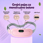 Grejni pojas za menstrualne tegobe – punjivi, bez kabla