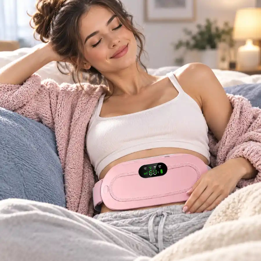 Grejni pojas za menstrualne tegobe – punjivi, bez kabla